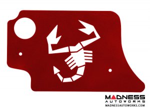 FIAT 500 Engine Cover for MAXFlow Intake System - 1.4L Multi Air Turbo - Scorpion Design - Red